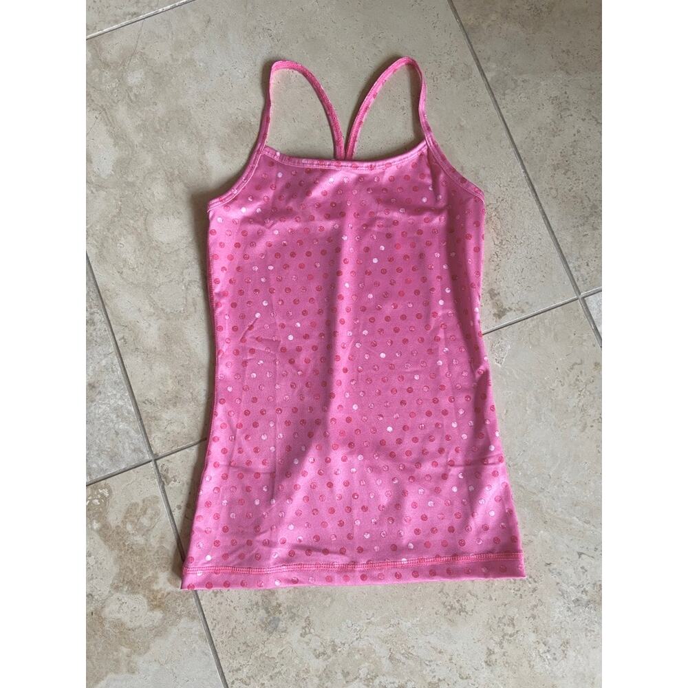 90 Degree by Reflex girls pink athletic tank M/10yrs